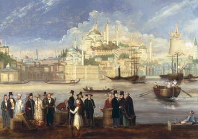 On the Bosphorus, Istanbul by English School